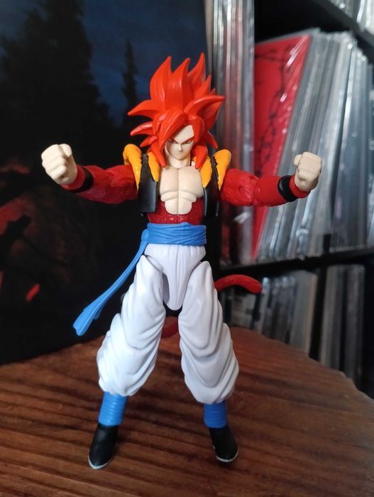 Dragon Ball Super Saiyan 4 Gogeta – Dragon Stars Bandai (com caixa)