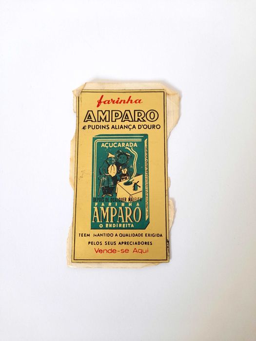 Autocolante Vintage Farinha Amparo Anos 70 Coleção