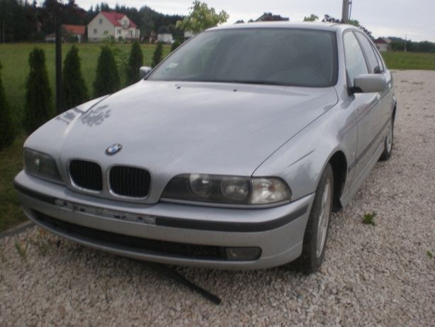 Bmw e39 5 sedan arktissilber 2.0 drzwi na czesci tylny