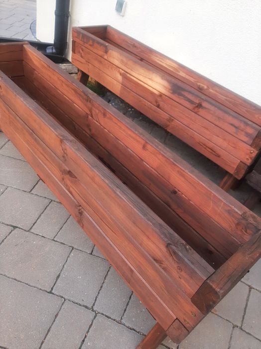 Donice, kwietniki drewniane