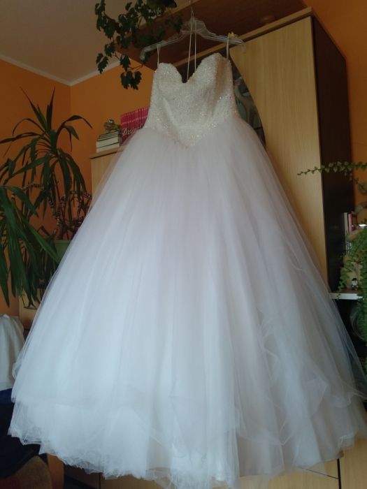 Suknia ślubna Princessa kamienie Swarovskiego