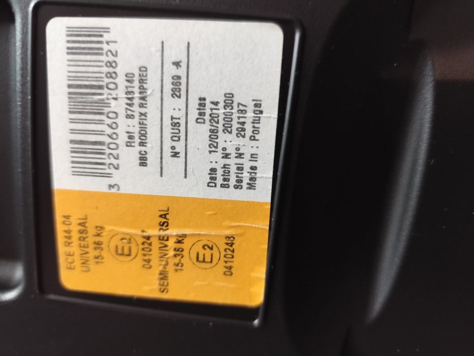 Cadeira auto bebê Confort