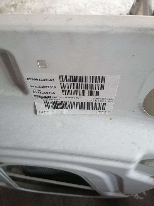 Estrutura máquina de lavar roupa Indesit innex 7kg