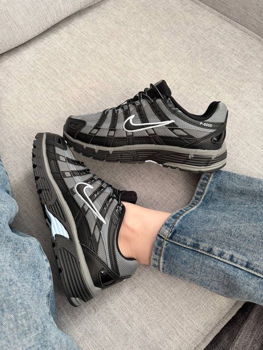 Кросівки Nike P-6000 Grey Black (36-45)