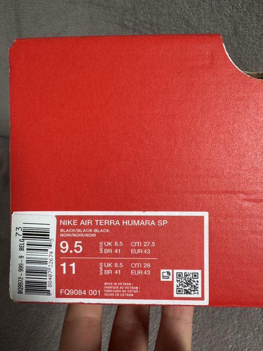 Кросівки унісекс Nike Air Terra Humara Sp Black