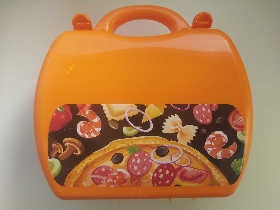 Lancheira de Plástico Laranja