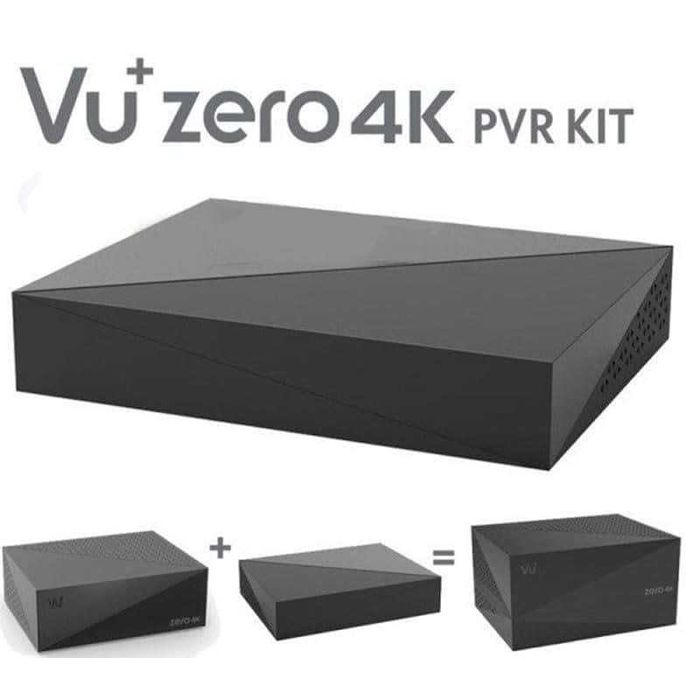 Box Vu+ Zero 4K enigma2 + KIT PVR com disco