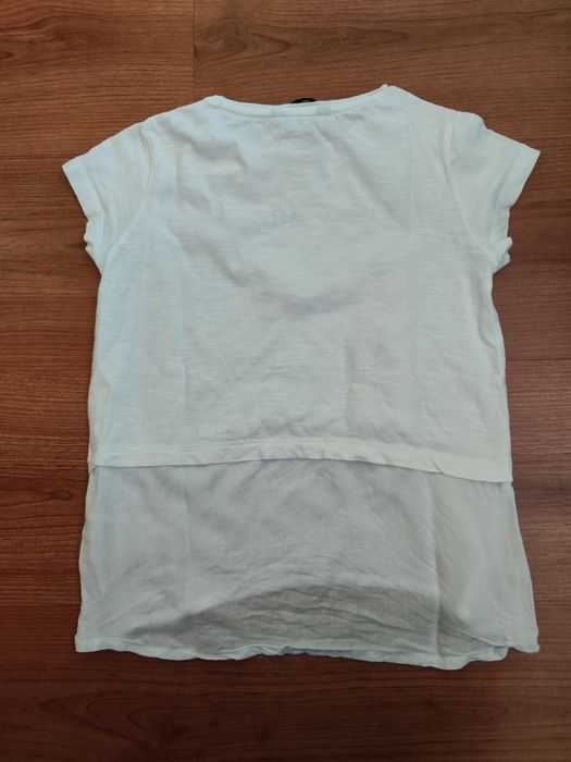 T-shirt branca de menina da Tiffosi