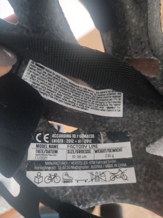 Capacete bicicleta KTM Factory Line