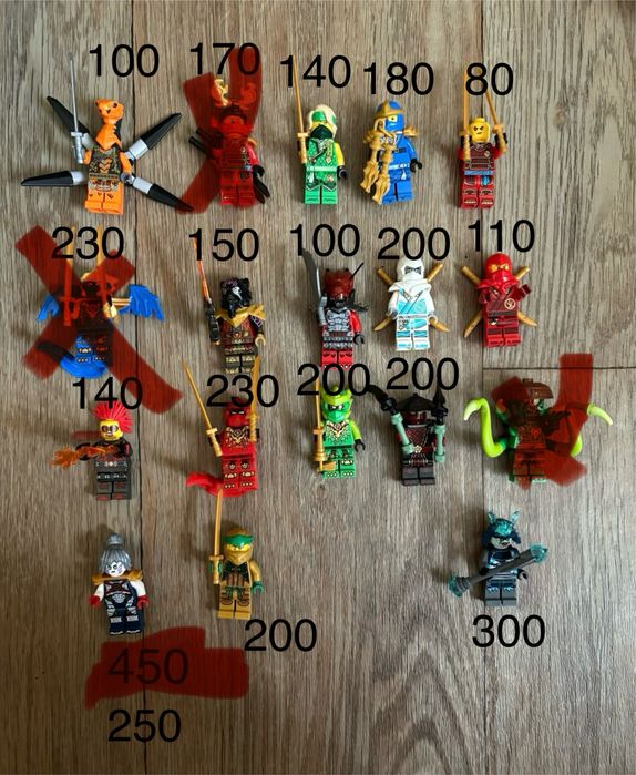 Продам оригінальні фігурки LEGO Ninjago