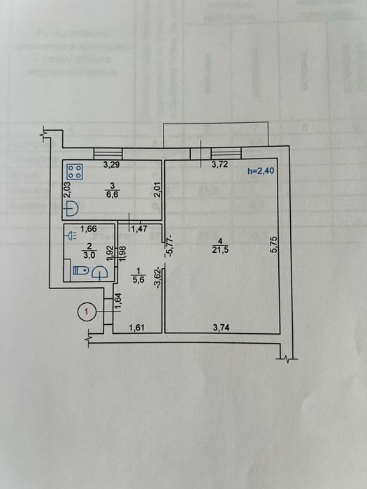 Однокімнатна квартира з ремонтом 2023 року