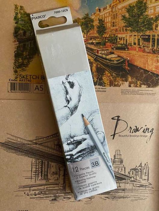 Карандаш простой 6/12 MARCO - Цена за комплекта от 30 грн.