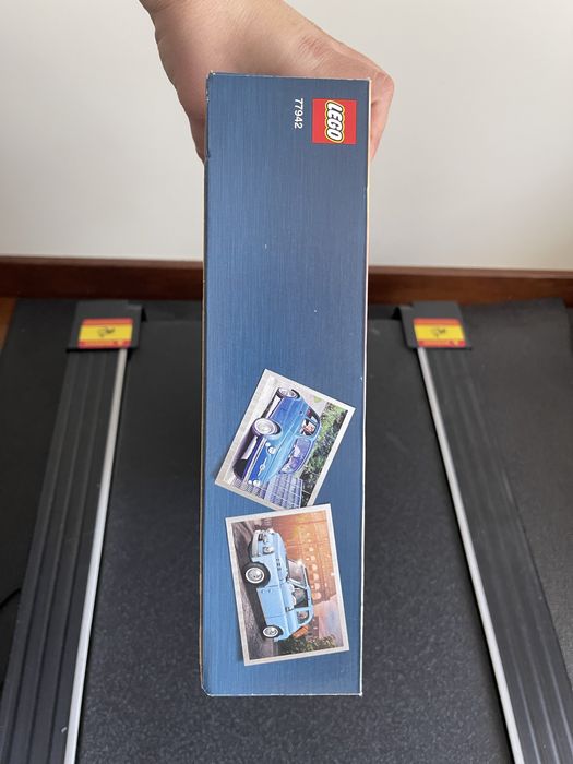 Lego Fiat500 azul selado em caixa