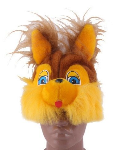 Карнавальні шапочки, білочка і ведмедик