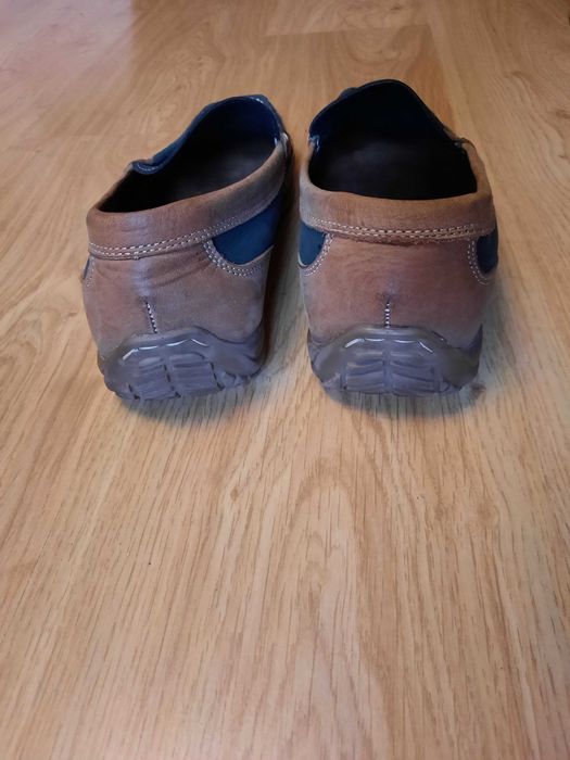Мужские кожаные мокасины clarks 44 p.