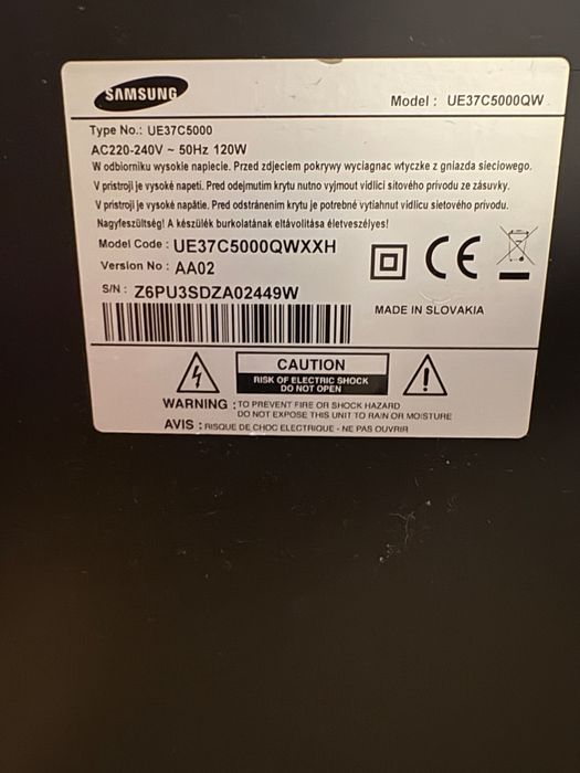 Sprzedam telewizor Samsung 37 cali