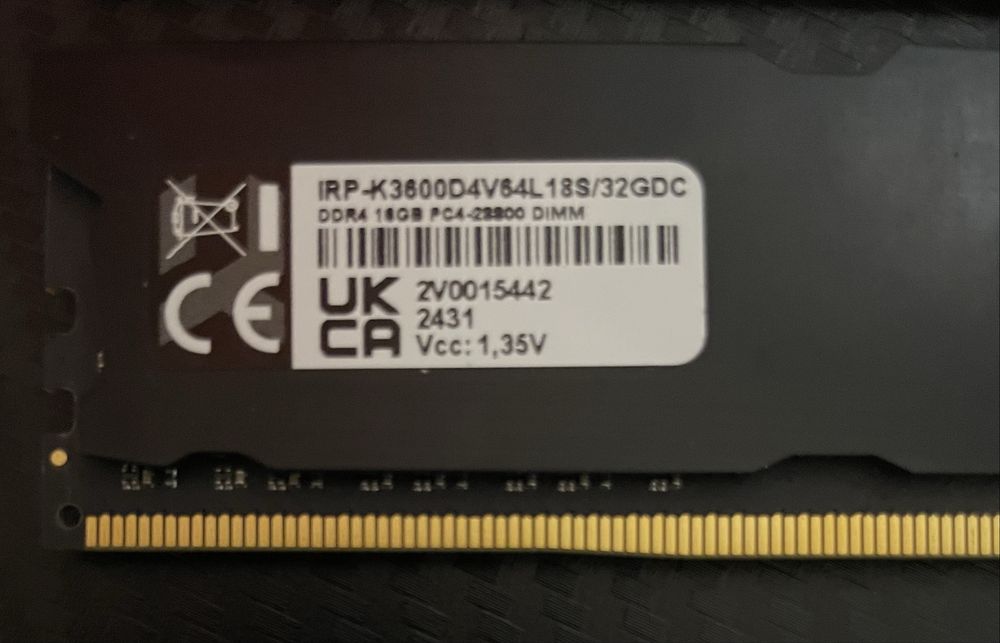Оперативна памʼять DDR4 IRDM 2x16gb