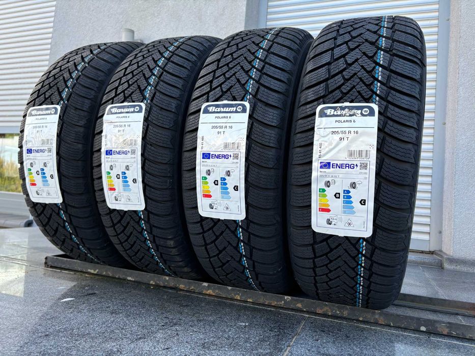 4szt zimowe 205/55R16 Barum Polaris 6 91T Prod. 2025rok! B,C,72db gwar