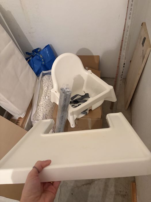 Cadeira da papa/refeição IKEA [antilop] com tabuleiro e cinto