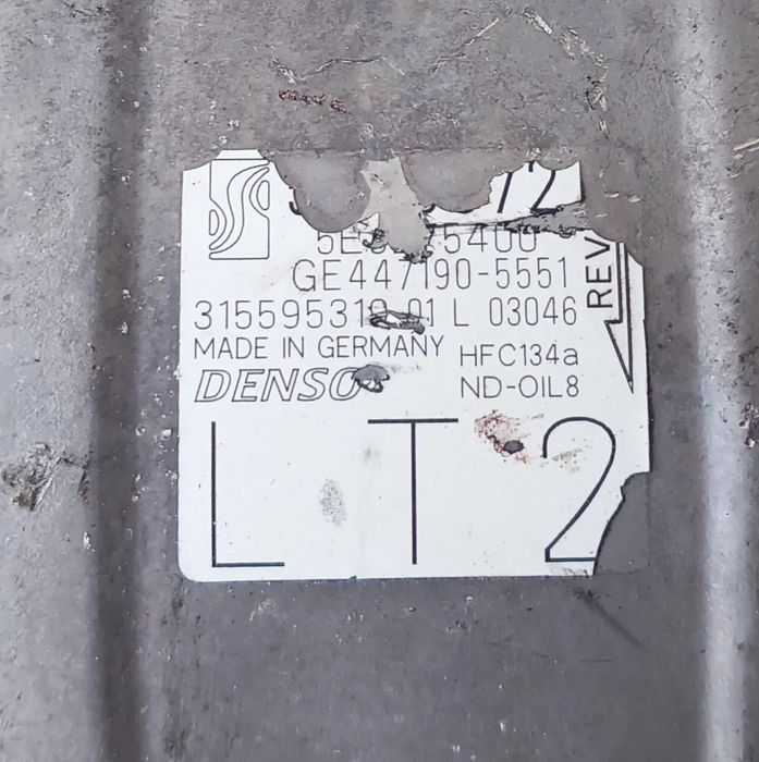 Compressor Ar Condicionado 1.3 CDTI Ref: GE447190-5551/5E5275400/Z13DTJ