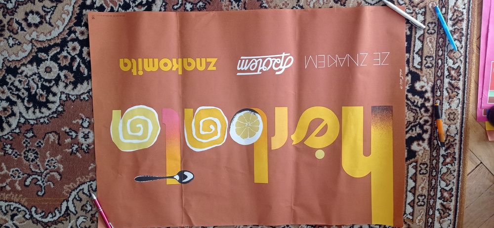 Plakat Herbala Społem PRL