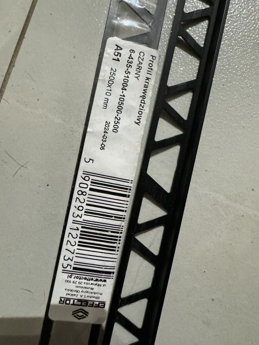 Listwy wykonczeniowe do plytek