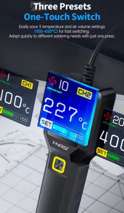 Термофен Fnirsi SAG-55 Pro и Standart