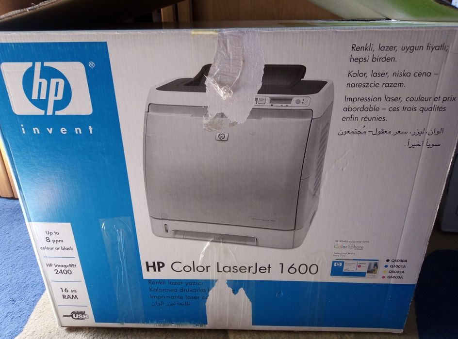 Цветной лазерный принтер HP 1600