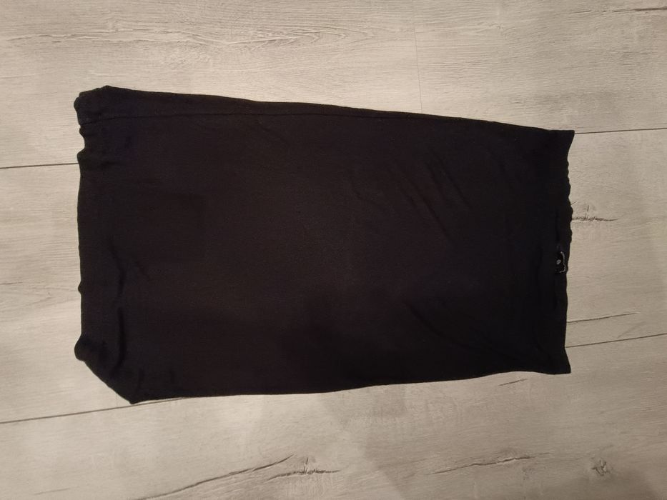 Spódnica Krótka Wąska Prosta Czarna Do Kolan H&M S