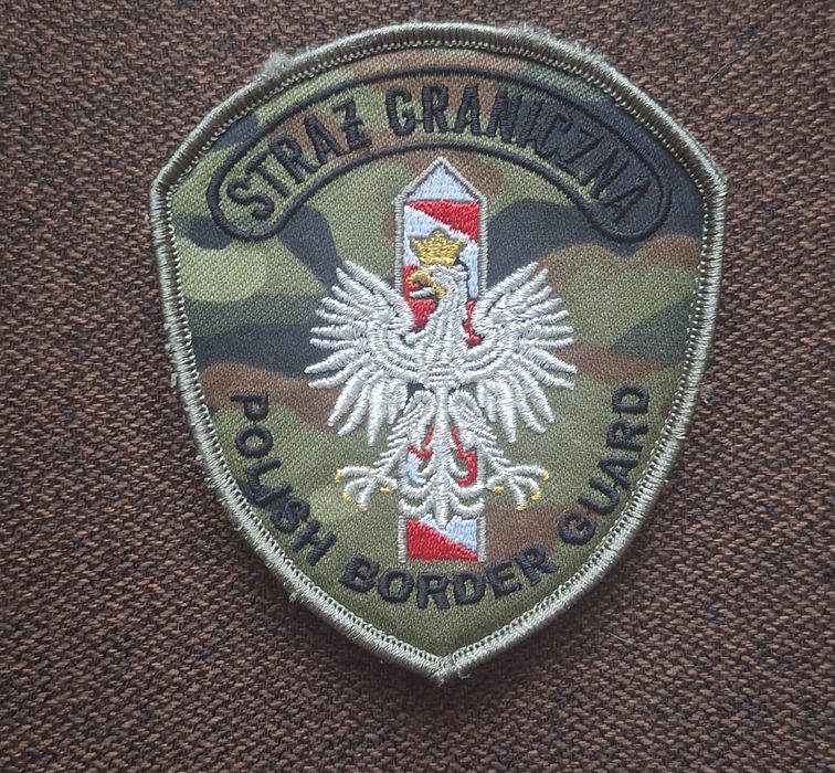 Emblemat naramienny Straży Granicznej "Polish Border Guard".