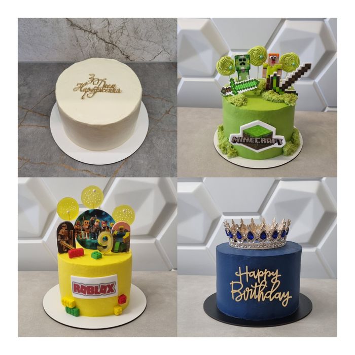 Торти, пляцки, ягідні чізкейки та кекси