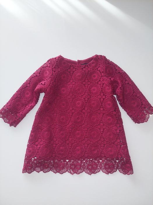 Koronkowa sukienka bordo r 74 RESERVED