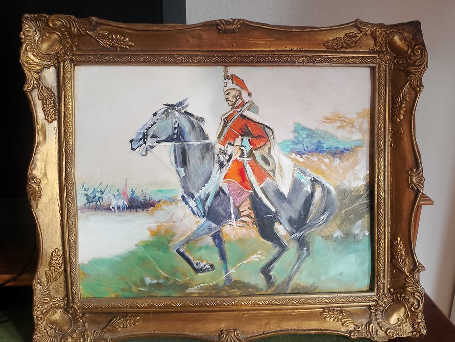 Józef Brandt obraz olejny