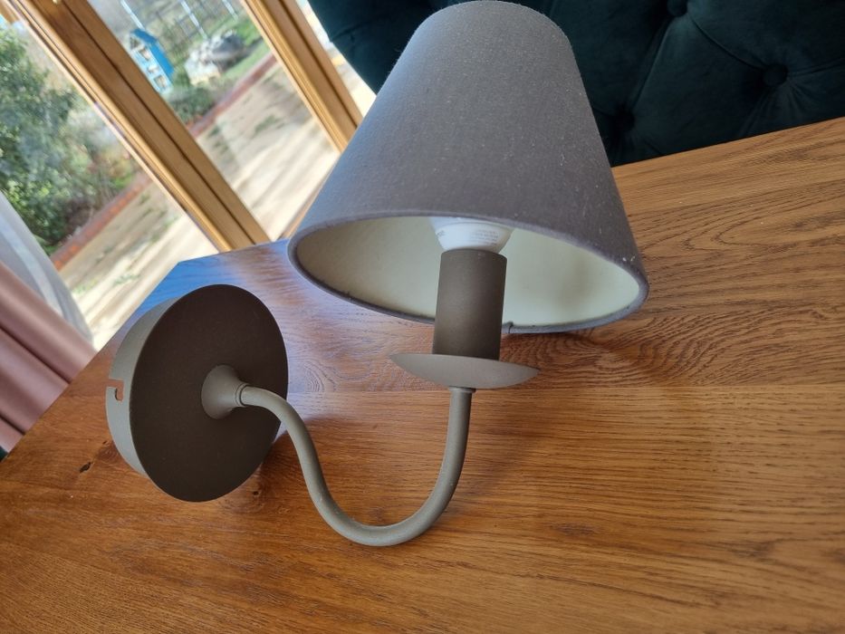 Sprzedam nowoczesny kinkiet ścienny marki Lucide - kolor szary