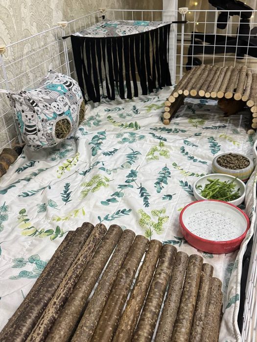 Пеленка для морских свинок, для собак туалет, многоразовая, коврик