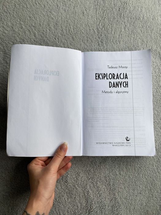 Eksploracja danych. Metody i algorytmy