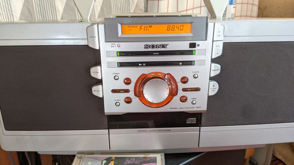 SONY personal audio system ZS - D55