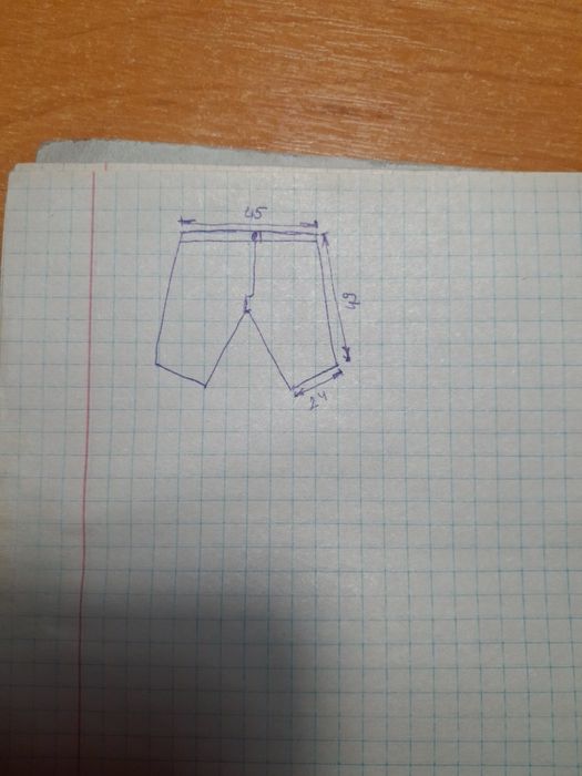 Чоловічі лляні шорти