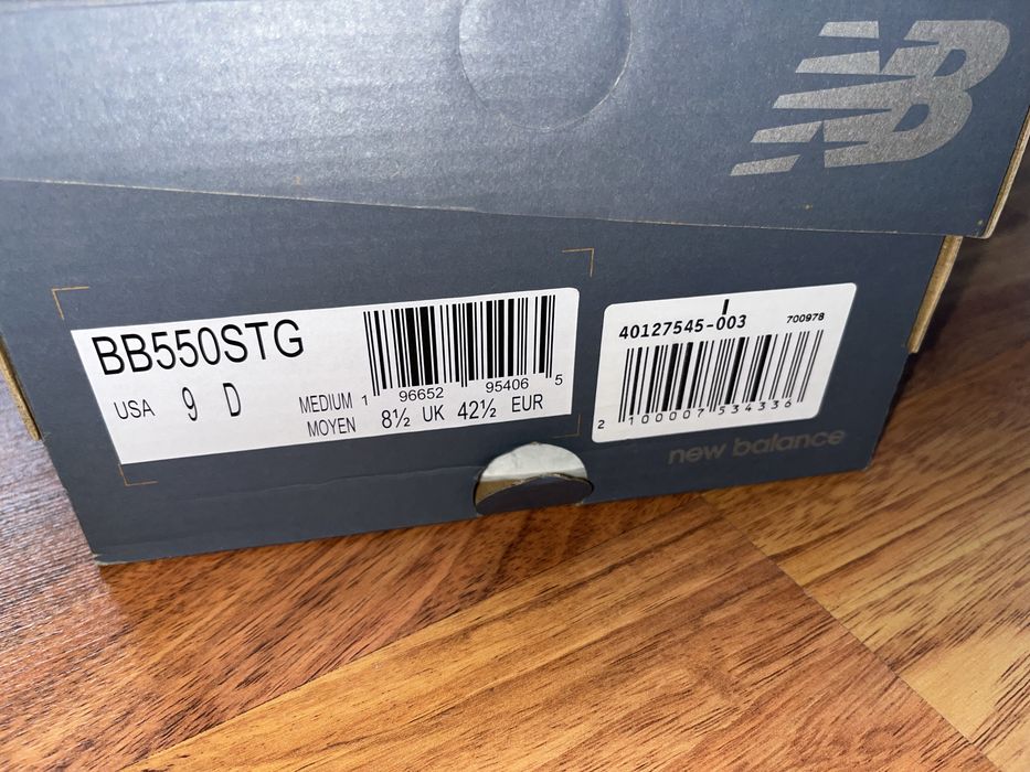 New Balance 550(model BB550STG)