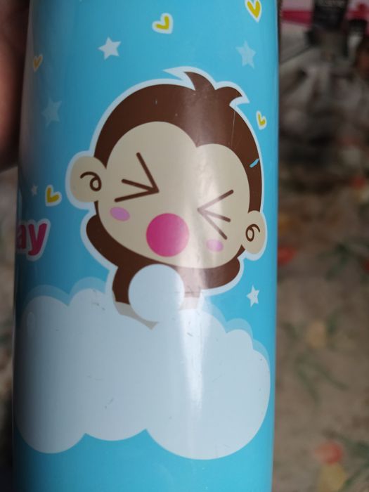 Подарочный стальной термос с вакуумной пробкой