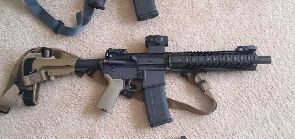 Цевьё Квадрейл AR-15 4 планки пр-во Monstrum Tactical USA Длина 25 см