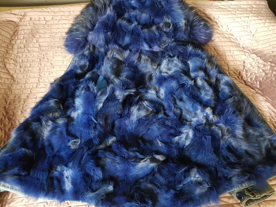 Parka Naturalny Lis M