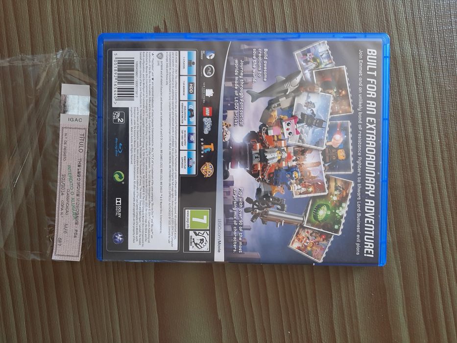 Caixa jogo Lego Movie (so caixa)