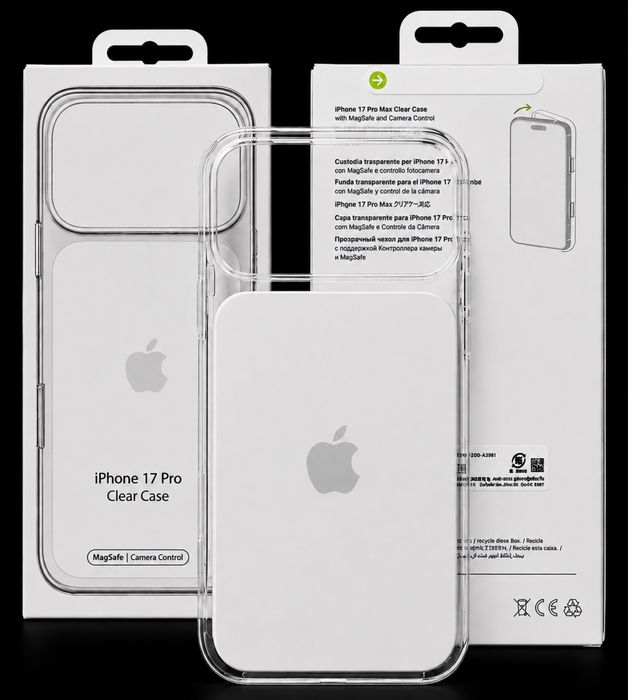 Чехол Apple Clear Case with MagSafe  iphone 17 series