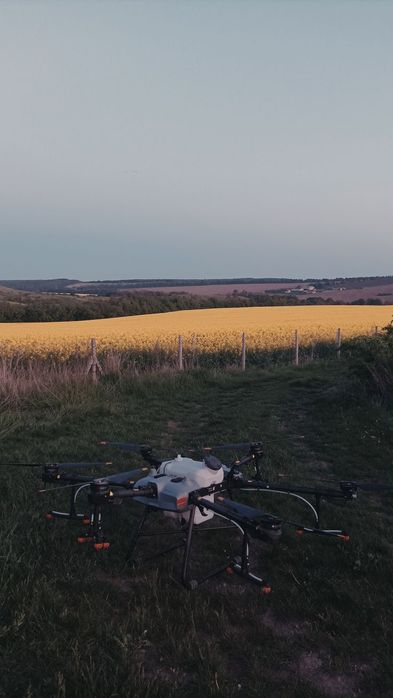 Послуги обробки полів сучасним агродроном DJI Agras t30