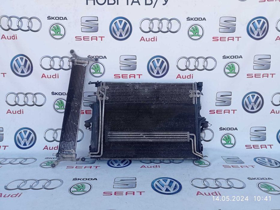 Радіатор кондиціонера охолодження Touareg Audi Q7 Porshe Cayenne