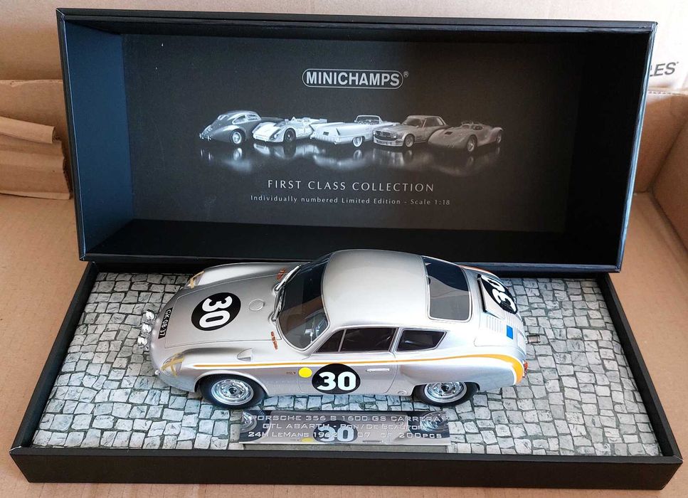 Miniatura Porsche 356 B Abarth 1600 GS #30 24h LM 1962 Minichamps 1:18