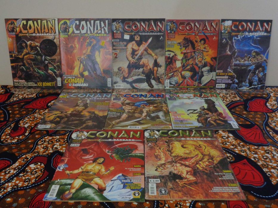 Pack "Conan o Bárbaro". Mythos. 2002. Portes Incluídos.