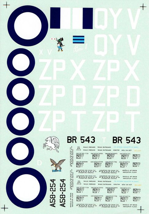 Kalki MICROSCALE Spitfire Mk.V 1:32