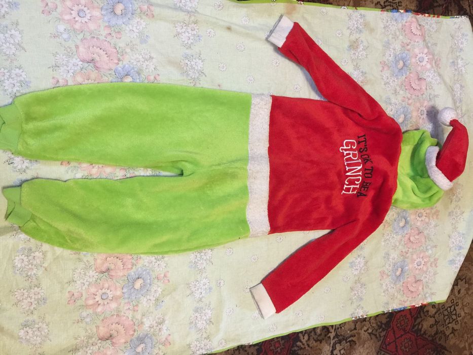 Пижама костюм Гринч на 8 лет